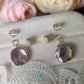 Detachable Keshi Pearls with Frosted Ear Stud- EG460