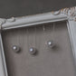 9-10mm Silvery Grey Akoya Necklace in 925 Sterling Silver Chain-NEM014