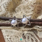 6-6.5mm White Round Akoya Pearls with 925 Sterling Silver Star Stud-EGM118