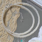 2.5-3mm White Round Freshwater Pearls Single Strand Necklace-NE354